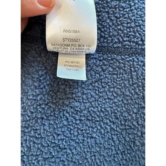 Patagonia Men's Small Better Sweater Fleece Jacket Hiking Fall jacket Blue - Picture 7 of 7